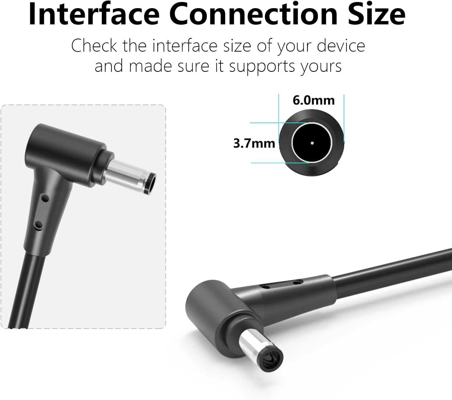 شارژر 240 واتی مناسب برای لپ‌تاپ‌های ASUS ROG Zephyrus G14 M16 GA401 GA401I GA401Q GA401QM GA402 GA402R GA402X GA402RJ GA402RK GA402NU GA402XV GU603 GU603HM GU603HR GU603HE GU603ZX GU603ZE