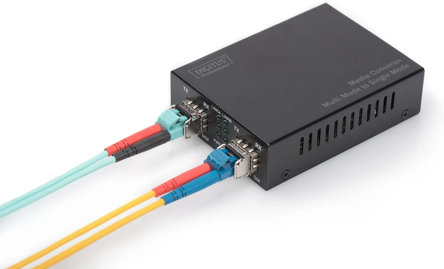 مبدل رسانه ای گیگابیتی چند حالته به تک حالته DIGITUS SFP 155Mbps 1.25Gbps 850nm مبدل 1 Gbps 1.25