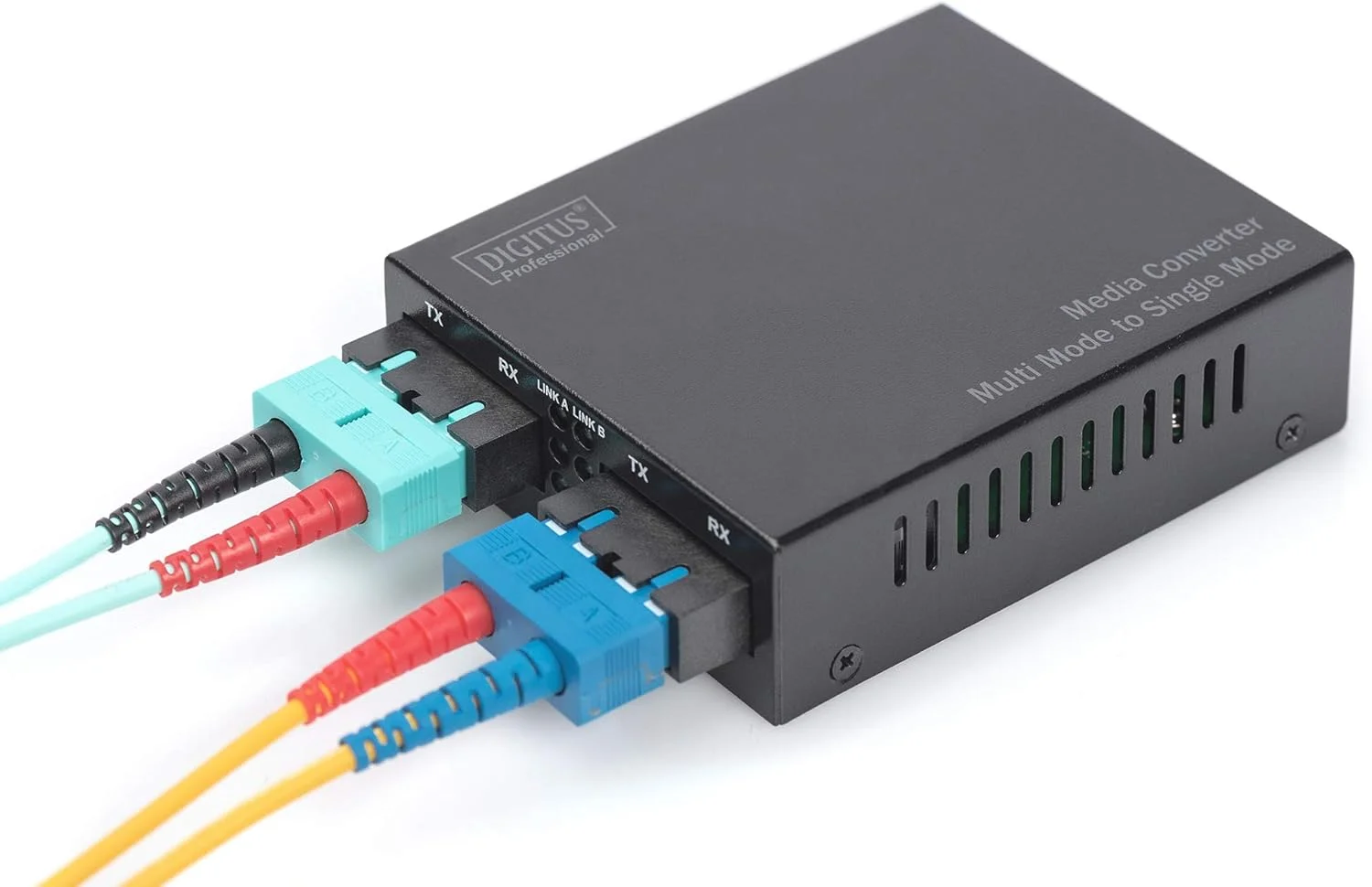 مبدل رسانه ای گیگابیتی چند حالته به تک حالته DIGITUS SC طول موج 850nm 1310nm مبدل 1 گیگابیت بر ثانیه 1