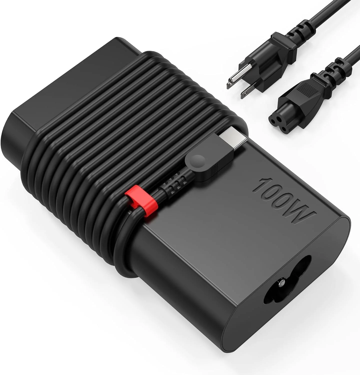 شارژر USB C باریک 100 واتی جایگزین برای لنوو IdeaPad 5 Pro 16، ThinkBook 15 16 ThinkPad X13 Yoga Pro14s، T14p Gen1، T14s، NEO 14 آداپتور برق لپ تاپ مسافرتی Type C با شارژ سریع