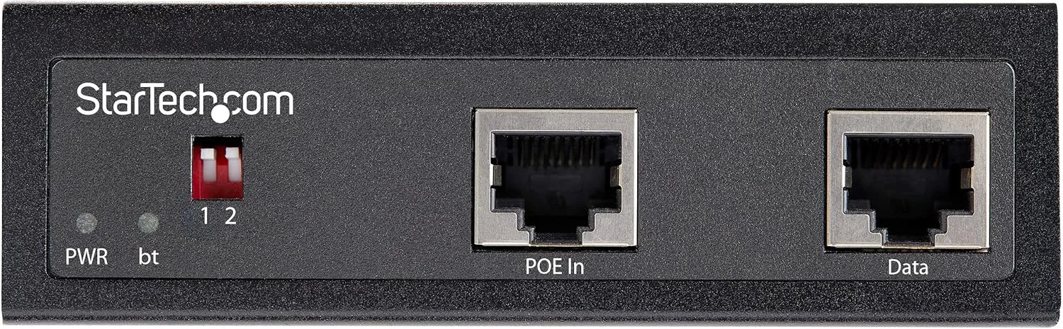 اسپلیتر گیگابیتی صنعتی PoE استار تک دات کام - اسپلیتر PoE+++ توان بالا 90 واتی Power-over-Ethernet - 12-48 ولت DC