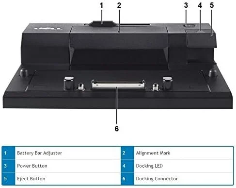 تکرار کننده پورت Dell E-Port 3.0 با آداپتور برق 130 واتی سری E مناسب Latitude (PRO3X)