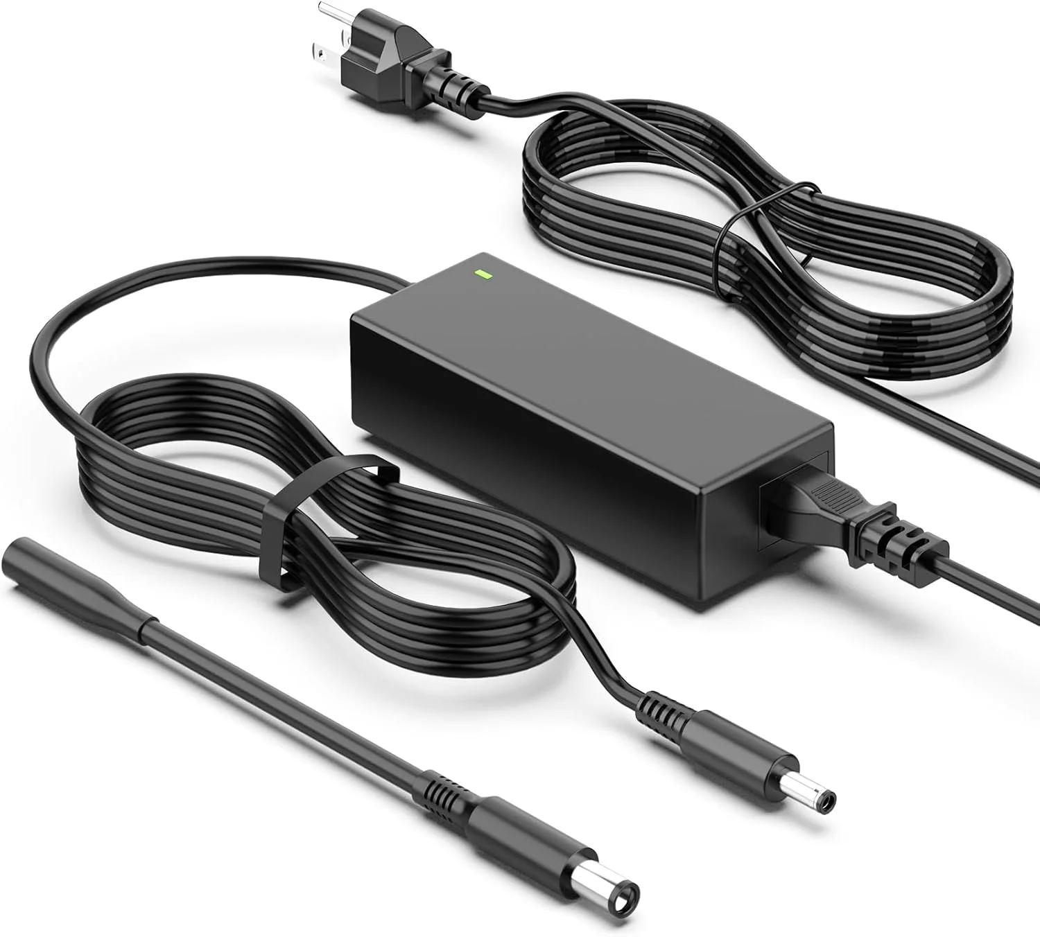 شارژر لپ تاپ 65 واتی سازگار با سری های Dell Inspiron 13 14 15 16 17 3000 5000 7000; Latitude 3310 3420 3540; Vostro 3425 3520 5630، منبع تغذیه سازگار با لپ تاپ های دل با کانکتور گرد