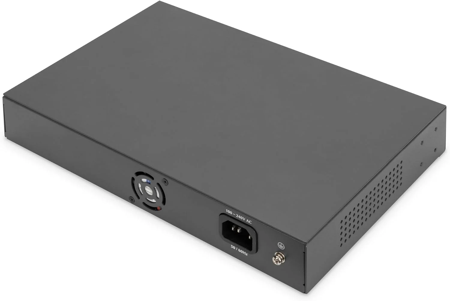 سوییچ DIGITUS با 16 پورت PoE 10/100/1000 مگابیت بر ثانیه + 2 پورت گیگابیتی SFP و 2 پورت گیگابیتی 1 گیگابیت بر ثانیه