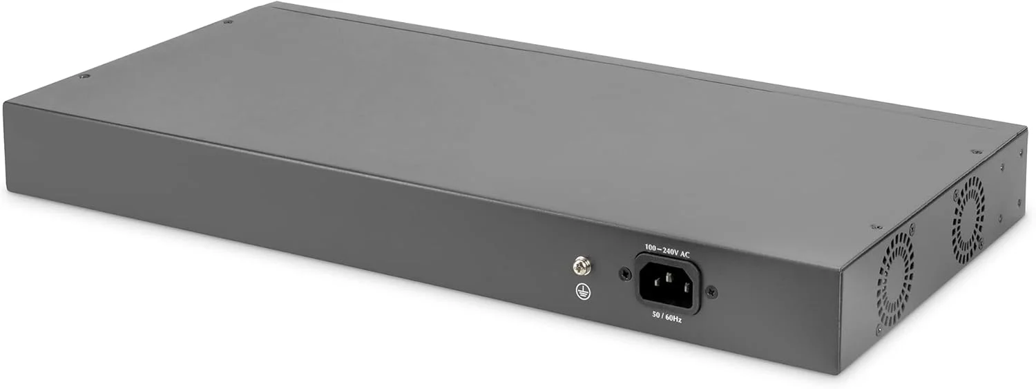 سوئیچ اترنت سریع 24 پورت DIGITUS با قابلیت PoE