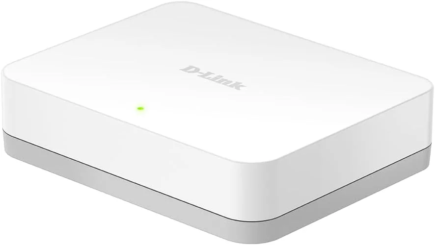 سوییچ رومیزی 5 پورت گیگابیتی آسان D-Link GO-SW-5G (10/100/1000 مگابیت بر ثانیه، تشخیص خودکار MDI/MDIX) سفید