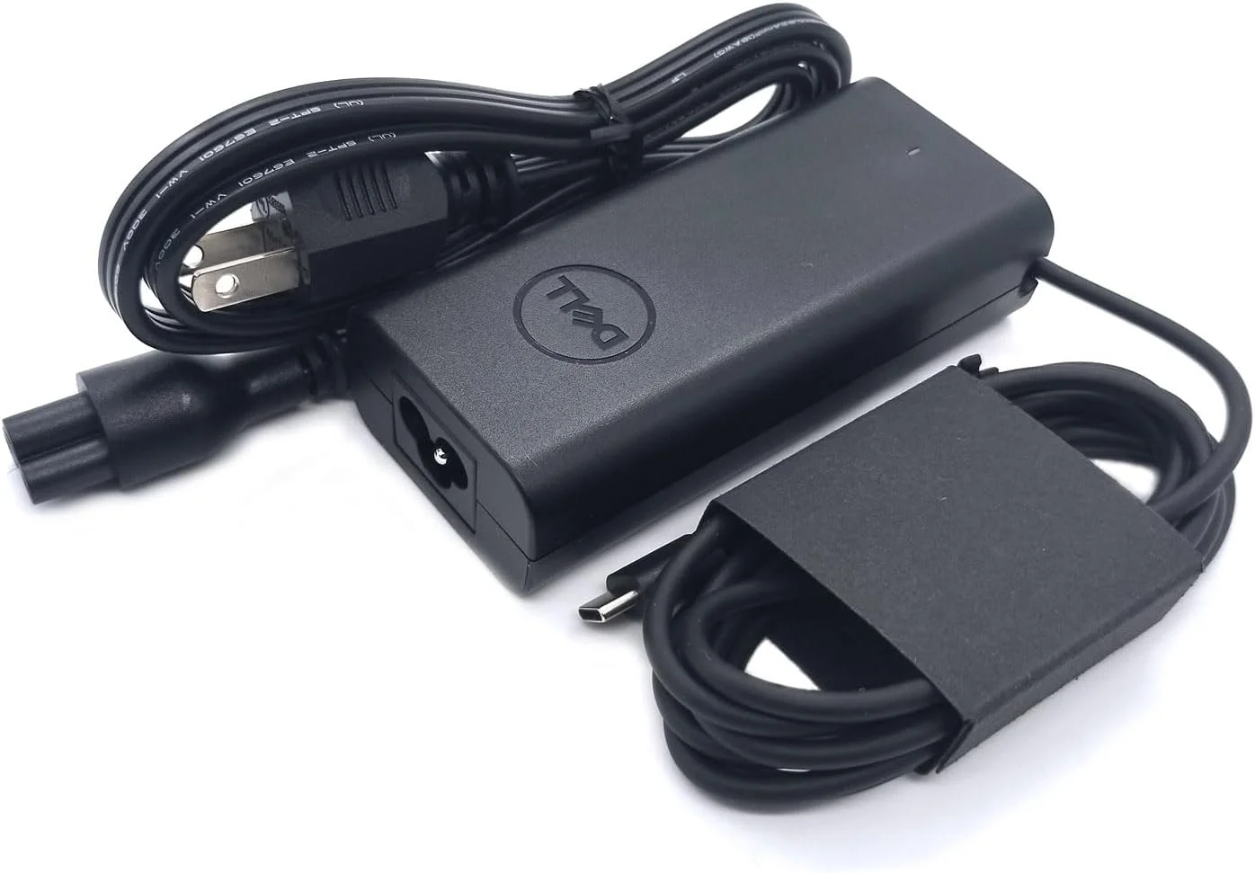 شارژر لپ تاپ دل Latitude 65W Type C USB C آداپتور برق XPS 13 9315 9340, XPS 13 Plus 9320, XPS 14 9440، مشکی، HKA65NM200