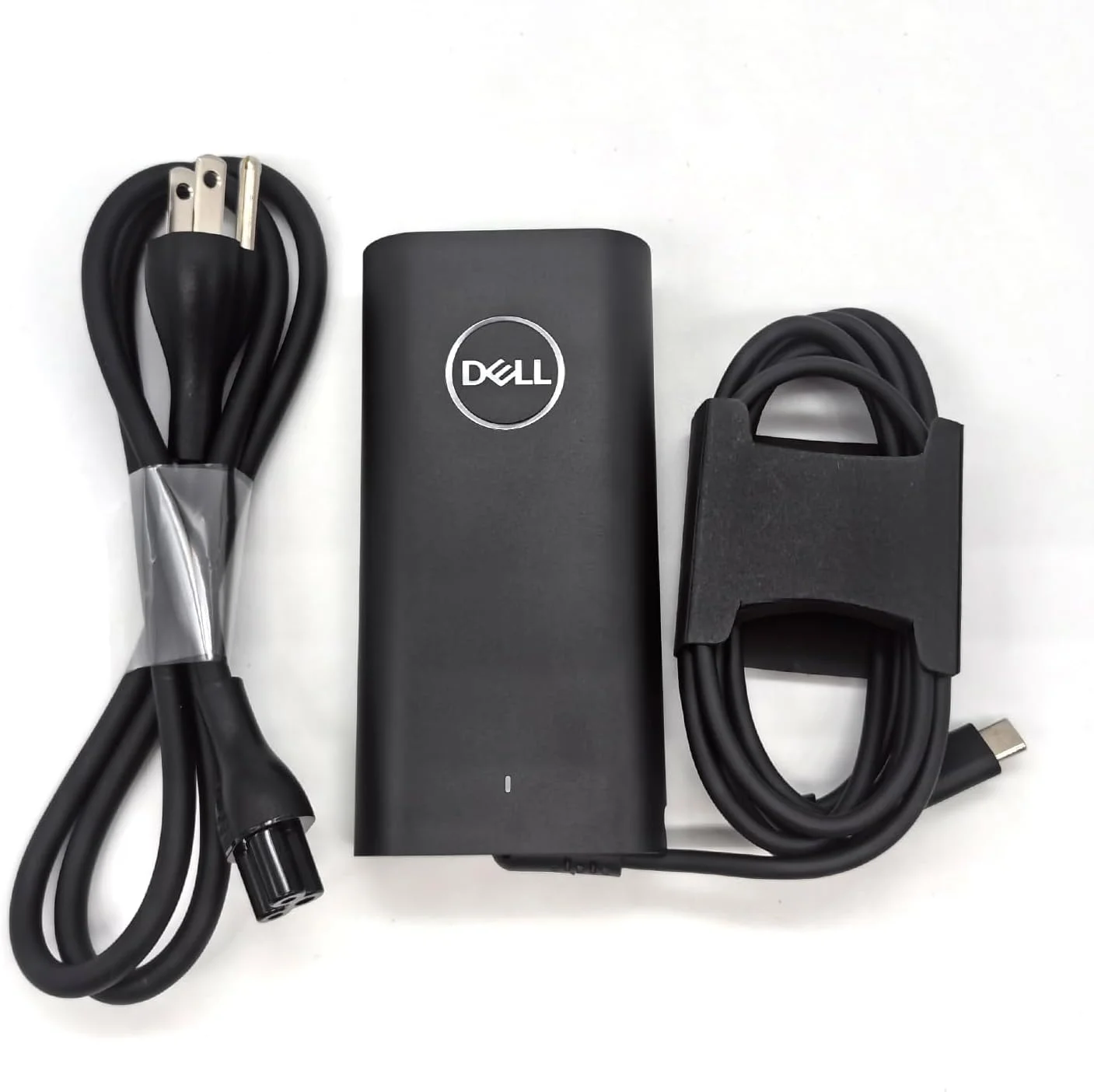 شارژر 100 واتی لپ تاپ دل USB C مدل GAN AC، شارژر XPS 14 9440 AC، آداپتور Latitude 9440 AC، مشکی، DA100PM220