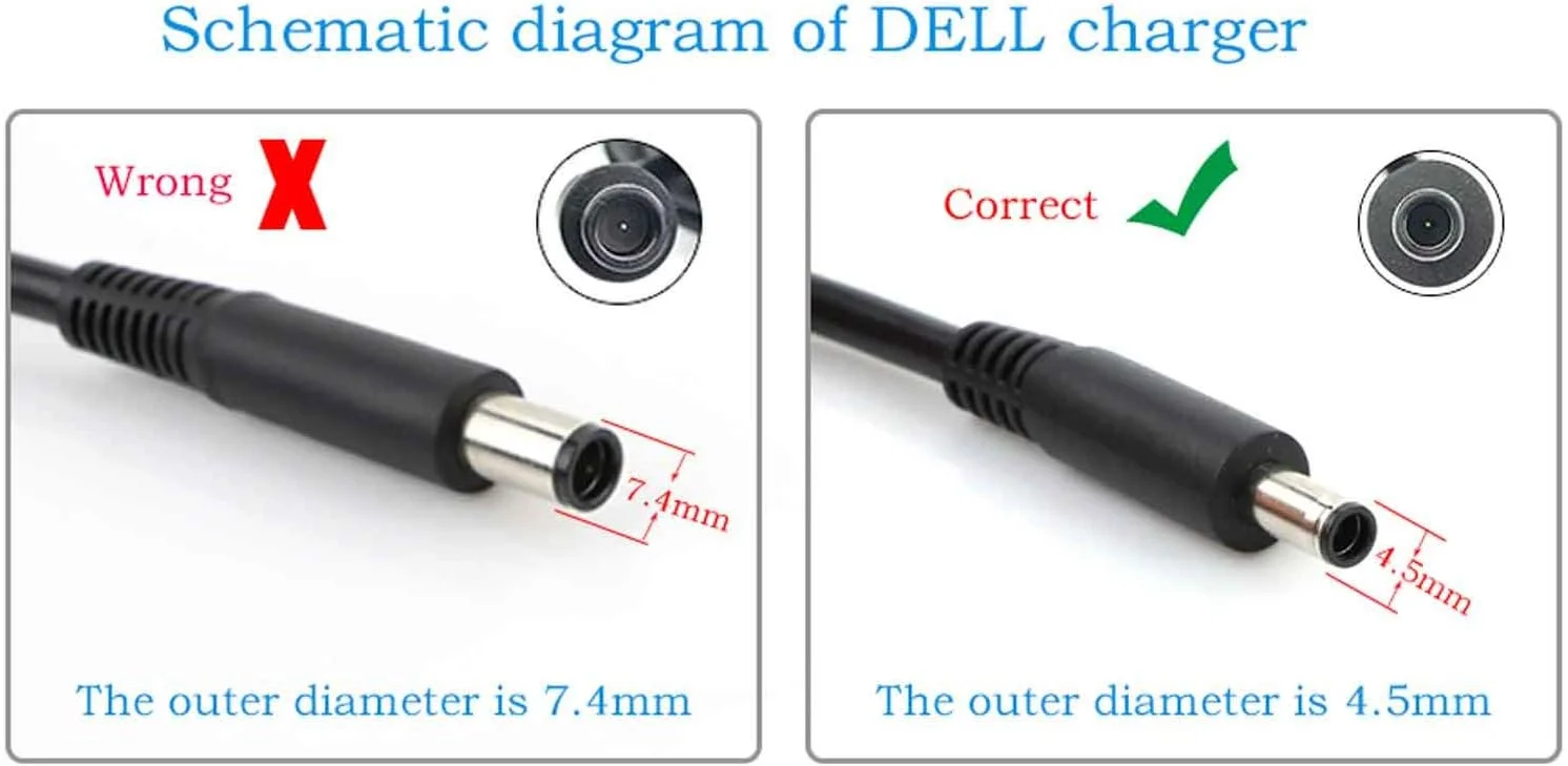 شارژر لپ تاپ جدید و اورجینال Inspiron 13 14 15، آداپتور برق باریک 65 واتی (LA65NS2-01/0G6J41/MGJN9) برای سری Dell Inspiron 5000 7000، 3147 5558 5755 5555 7348 7472، Latitude 3490MFG شارژر لپ تاپ جدید و اورجینال Inspiron 13 14 15، آداپتور برق باریک 65 واتی (LA65NS2-01/0G6J41/MGJN9) برای سری Dell Inspiron 5000 7000، 3147 5558 5755 5555 7348 7472، Latitude 3490MFG