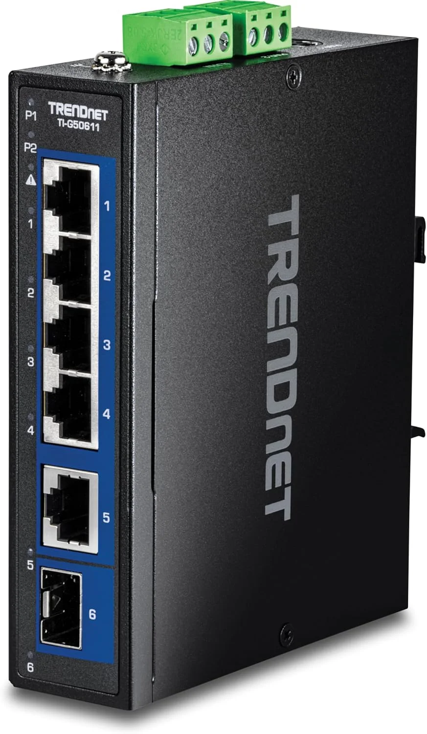 ترندنت 6 پورت صنعتی 2.5G DIN-Rail