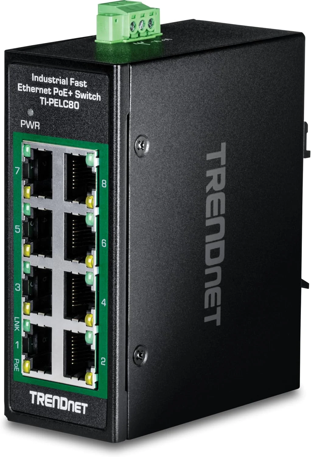 ترندنت سوئیچ ۸ پورت صنعتی فست اترنت