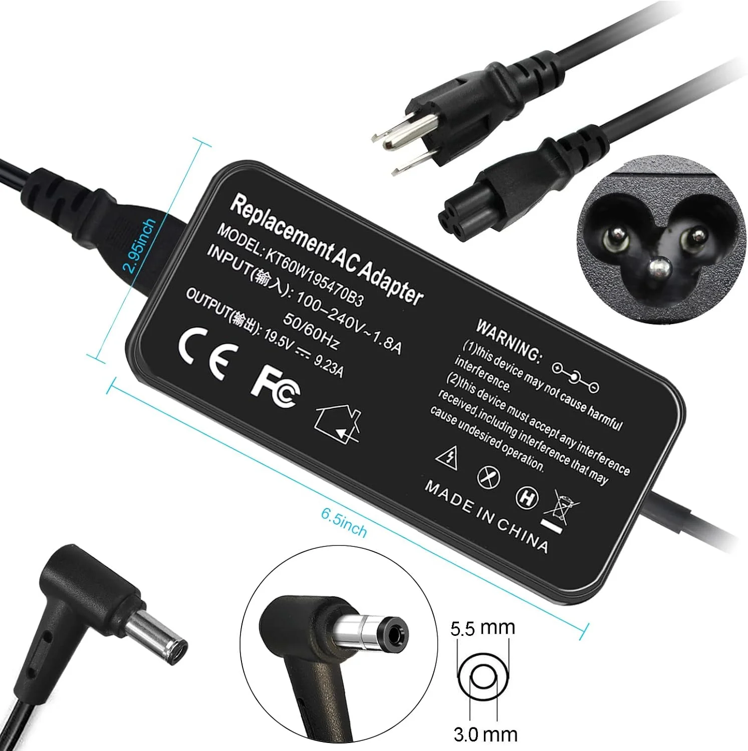 شارژر لپ تاپ 180 واتی AC برای ASUS Rog Zephyrus G14 G15، سیم برق ADP-180TB H، FX505 GA502 GA503 GA401 FX705 GU501 GX501 W700 W730 GL703VD GL504 GA503QR GA502DU FX705DY GA401IV FX505G شارژر لپ تاپ 180 واتی AC برای ASUS Rog Zephyrus G14 G15، سیم برق ADP-180TB H، FX505 GA502 GA503 GA401 FX705 GU501 GX501 W700 W730 GL703VD GL504 GA503QR GA502DU FX705DY GA401IV FX505G