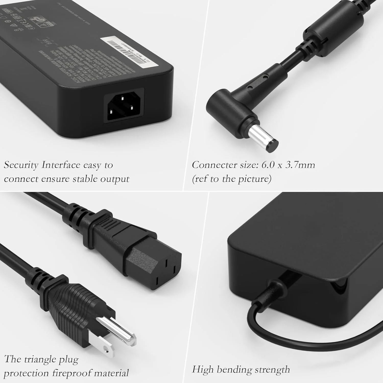 شارژر 280 واتی AC برای لپ تاپ های ASUS ROG Strix Scar 15 17 G532 G732 G732LWS Strix G15 G17 G513R G713R ASUS ROG G703GX ROG Zephyrus S17 GX703HM GX703HR ADP-280BB B شارژر 280 واتی AC برای لپ تاپ های ASUS ROG Strix Scar 15 17 G532 G732 G732LWS Strix G15 G17 G513R G713R ASUS ROG G703GX ROG Zephyrus S17 GX703HM GX703HR ADP-280BB B