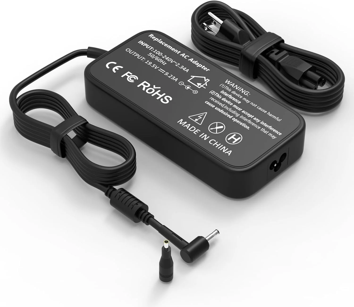 شارژر لپ‌تاپ 180 واتی سازگار با ایسوس TUF Gaming F15 15.6'' FX506HC FX506HE A15 FA506IE FA506NC FA506QE FA507RF F17 17.3" FX706HC آداپتور برق لپ‌تاپ تجاری