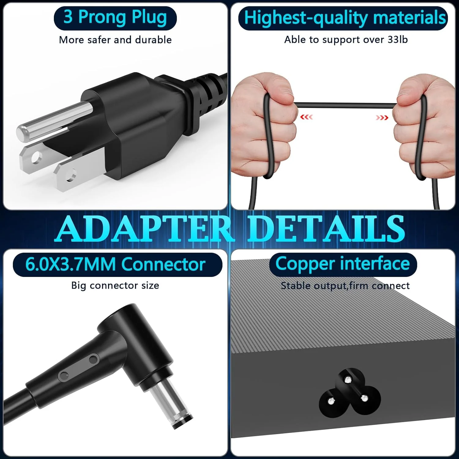 شارژر 180 واتی 20 ولت 9 آمپر مناسب برای لپ‌تاپ‌های ایسوس TUF FX705D FX705DD FX705DT ROG TUF FX505D FX505DD FX505DT Zephyrus G14 G GA502 GA502D ADP-180TB H به همراه کابل برق