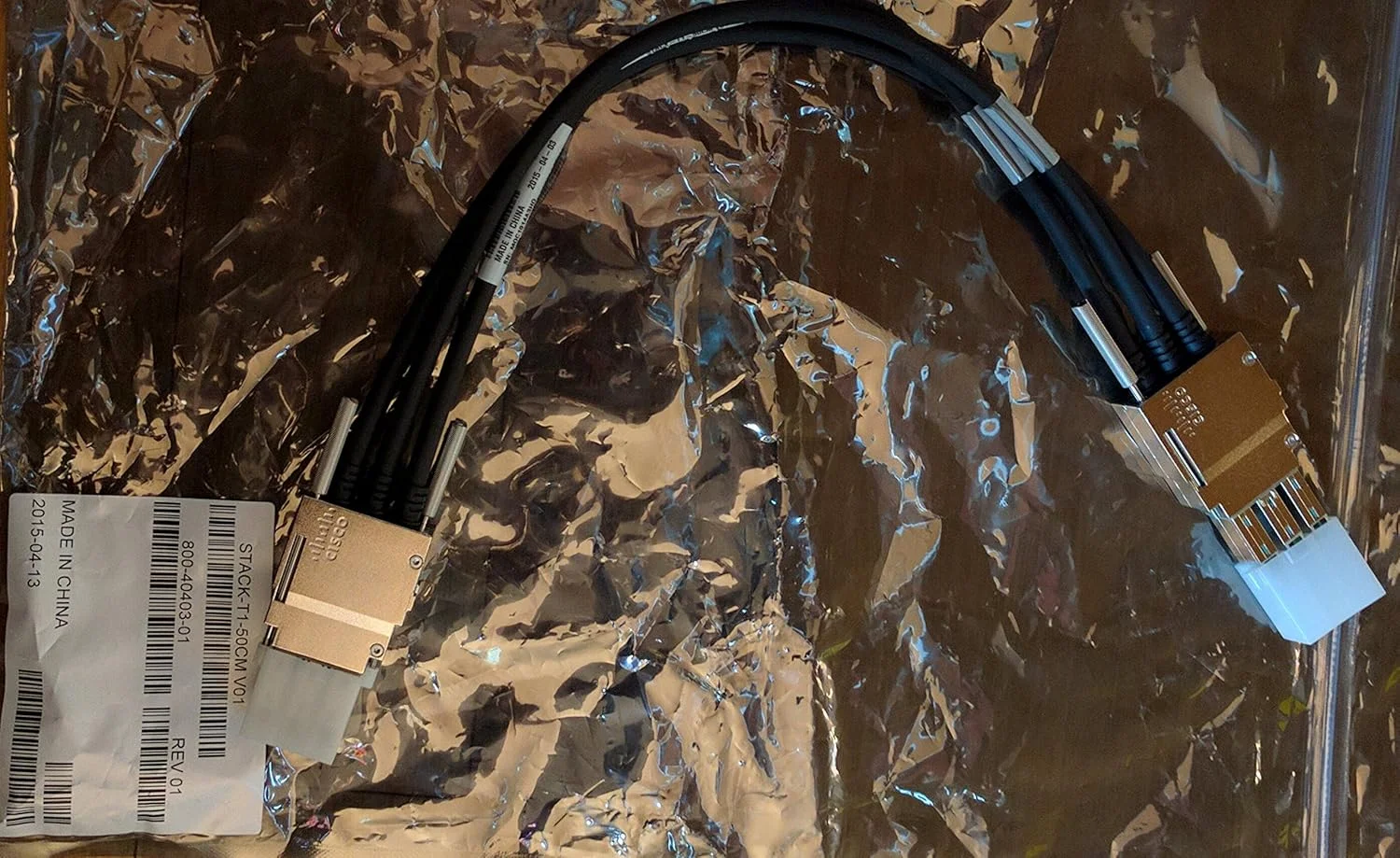 کابل سیسکو Stack-T1 Catalyst 3850-24, 3850-48، 50 سانتی متر