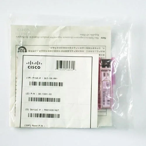 ماژول فرستنده و گیرنده سیسکو GLC-SX-MM SFP (1000Base-SX) ماژول فرستنده و گیرنده سیسکو GLC-SX-MM SFP (1000Base-SX)