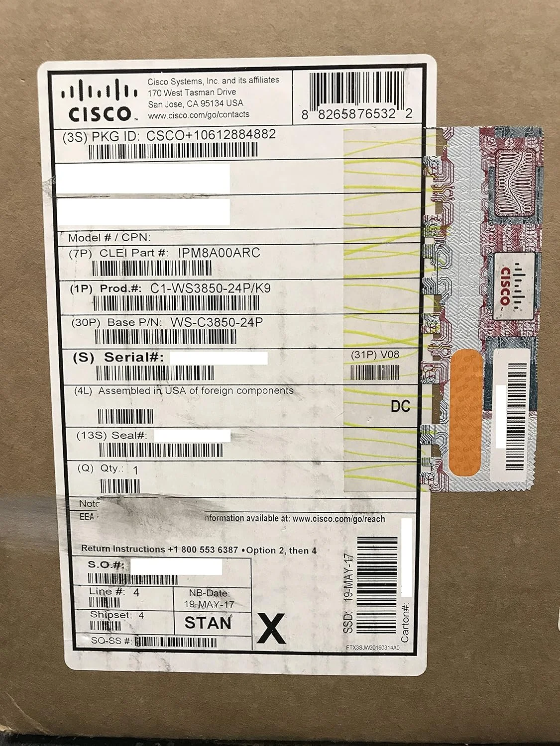 سوییچ سیسکو کاتالیست 3850 با 24 پورت PoE