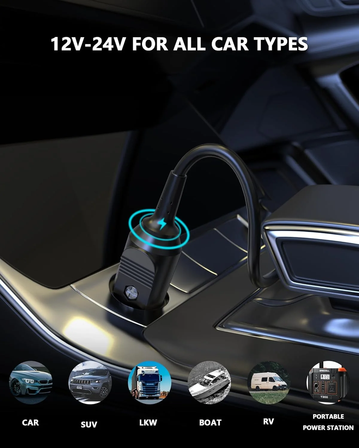 100W USB C Laptop Car Charger Compatible with HP Spectre/Elitebook, Lenovo ThinkPad/Yoga/IdeaPad, MacBook pro/air, Dell, Samsung, Asus, Acer - Universal Type C Laptop Power Adapter Cord 100W USB C Laptop Car Charger Compatible with HP Spectre/Elitebook, Lenovo ThinkPad/Yoga/IdeaPad, MacBook pro/air, Dell, Samsung, Asus, Acer - Universal Type C Laptop Power Adapter Cord