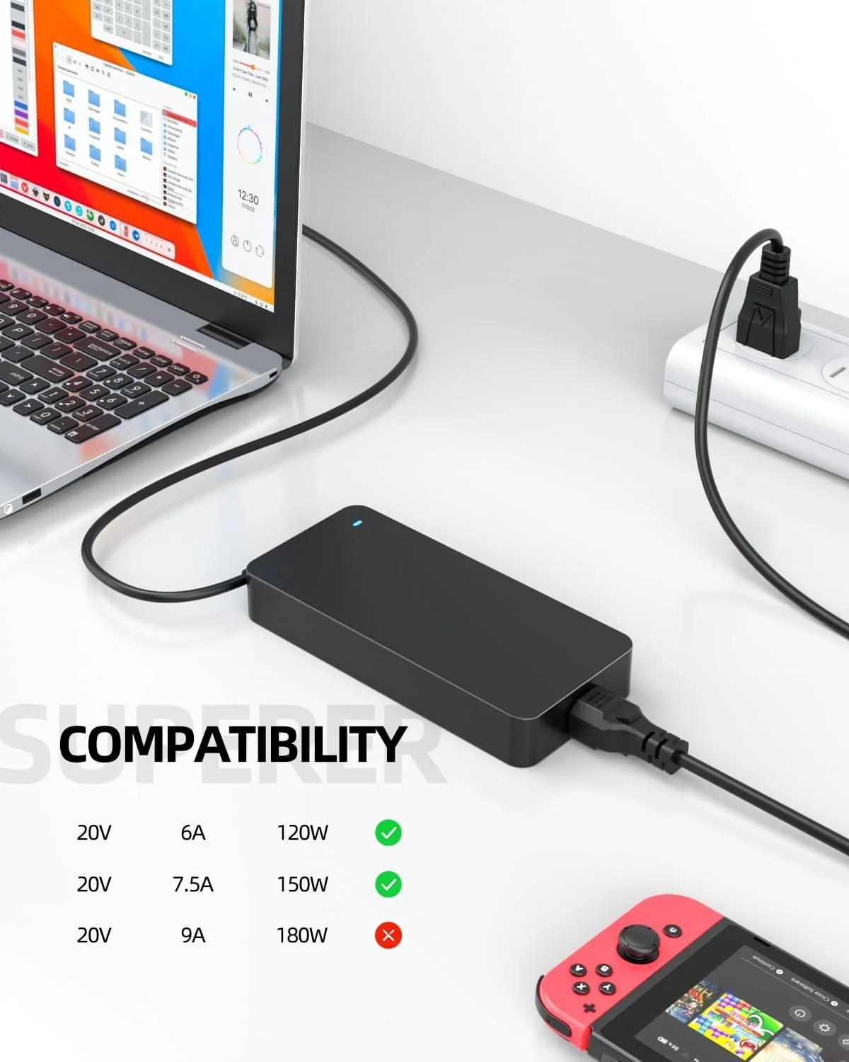 شارژر 150 واتی مناسب برای لپ تاپ های ایسوس Creator Q Q540V Q530 Q540 Q530V Q530VJ Q540VJ Q540VJ-I93050 شارژر 150 واتی مناسب برای لپ تاپ های ایسوس Creator Q Q540V Q530 Q540 Q530V Q530VJ Q540VJ Q540VJ-I93050
