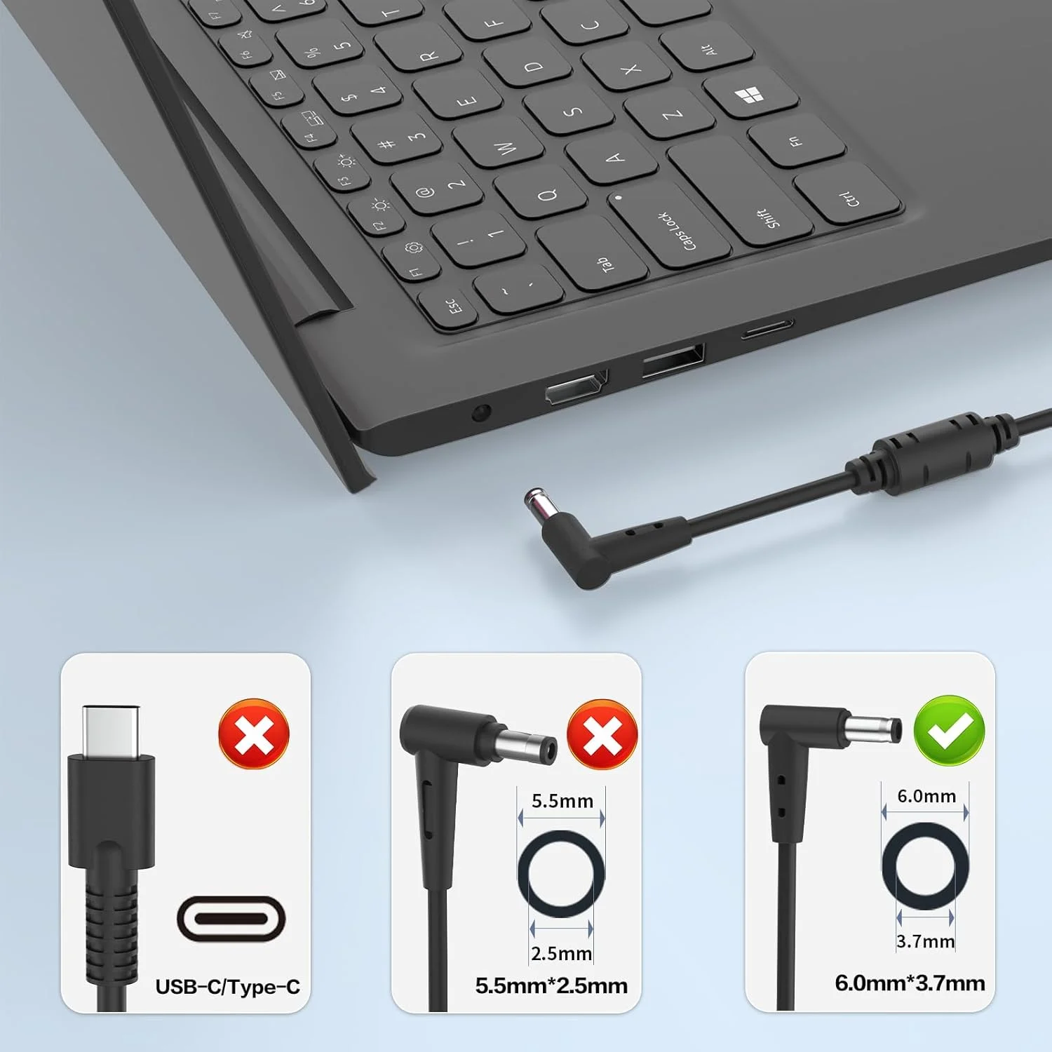 شارژر 280 واتی سازگار با لپ‌تاپ‌های گیمینگ ایسوس راگ استریکس G15 G16 G17 G18 G513R G513Q G713Q زفیروس M16 فلو X16 اسکار 15 17 G532L G533Z G732L G733Z G731G G531G G703G ADP-280BB B