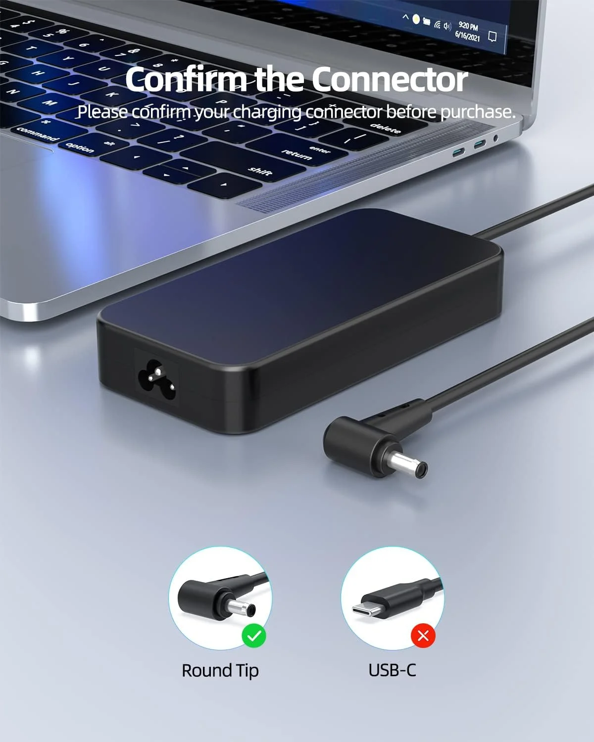 شارژر 120 واتی AC سازگار با لپ‌تاپ‌های Asus Zenbook Flip Q538 Q538E Q538EI Q537 Q537F Q537FD Q536FD Q536F Q536 Q535UD Q535U Q535 آداپتور منبع تغذیه