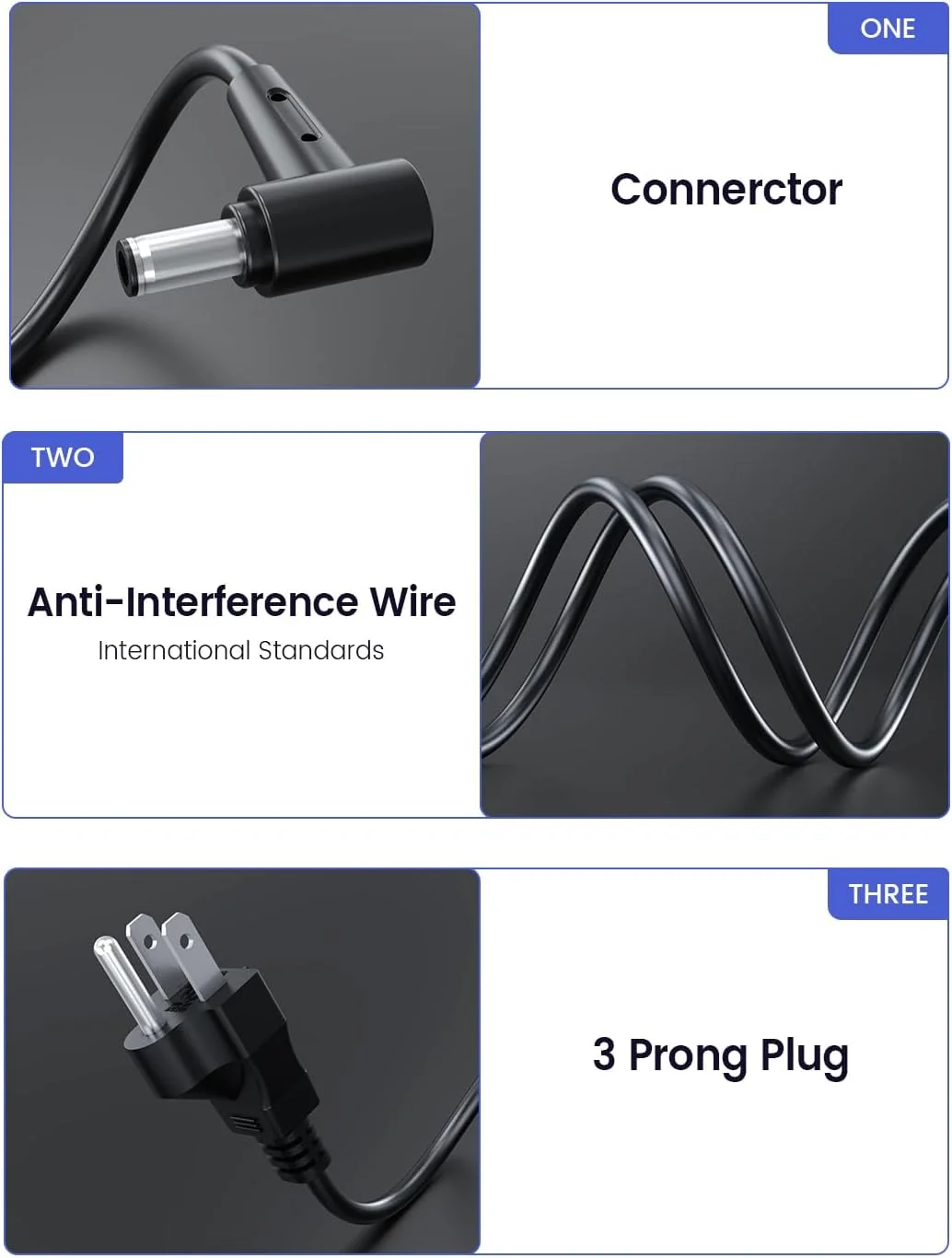 شارژر 330 واتی سازگار با لپ‌تاپ‌های گیمینگ ایسوس راگ استریکس اسکار 16 17 18 G18 G634JY G634JZ G733PZ G733PY G733P G733 G733CX G814JI G814JZ G834JY مدل ADP 330AB DW