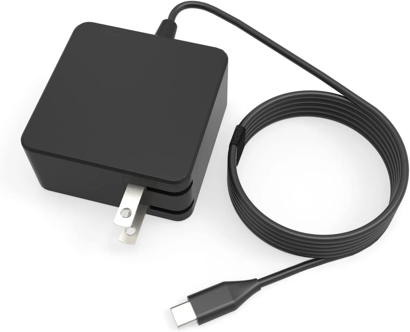 شارژر لپ تاپ یونیورسال 45 واتی USB C سازگار با شارژر کروم بوک ایسوس USB-C، آداپتور AC Type C با قابلیت شارژ سریع