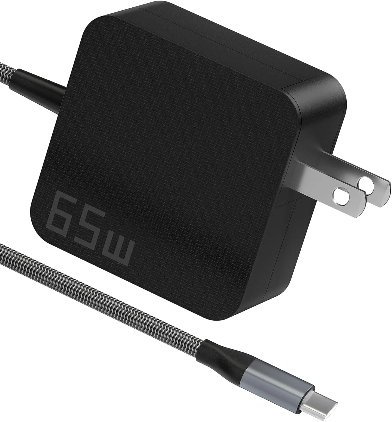 شارژر لپ تاپ 65 واتی USB C | آداپتور برق USB-C با قابلیت شارژ سریع سازگار با لنوو، ایسوس، سامسونگ گلکسی تایپ C با فناوری PD | شارژر ایده آل کامپیوتر برای خانه، دفتر و مسافرت
