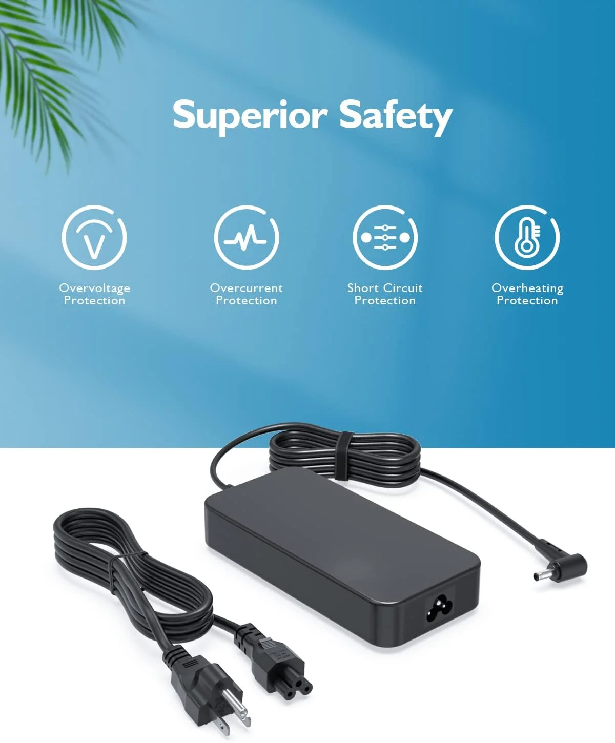 شارژر 120 واتی AC مناسب برای لپ تاپ های ایسوس Zenbook Pro UX501 UX501V UX501VW UX561UD UX562 UX563 UX564 UX534 UX534F UX534FTC G501 N501VW