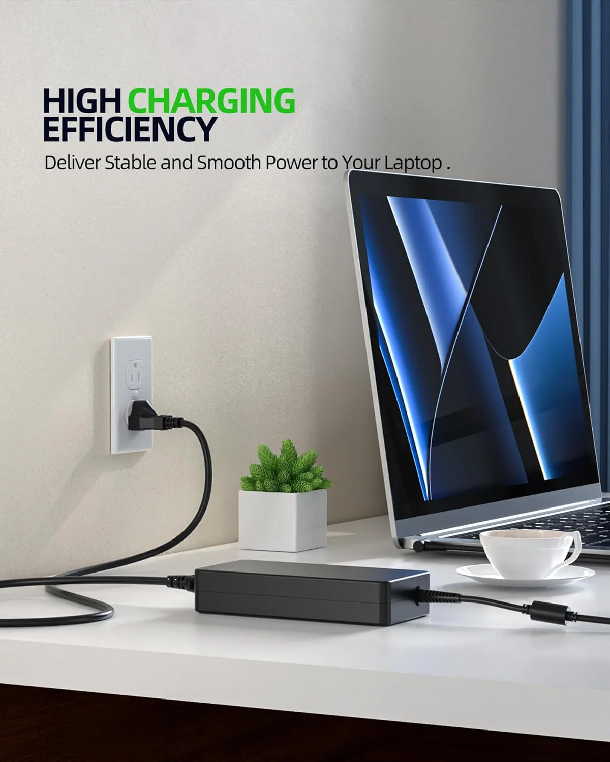 شارژر 330 واتی AC مناسب برای لپ تاپ های گیمینگ ایسوس Rog Strix Scar 16 17 18 G18 G634 G634JY G733PZ G733PY G733P G733 G733CX G814JZ G834JY ADP-330AB DW 0A001-00610500 و Zephyrus Duo 16 GX650