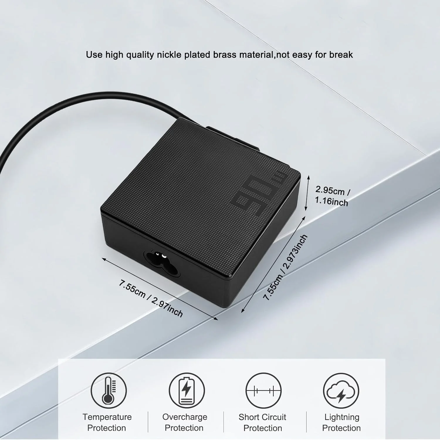 شارژر 90 واتی USB-C سازگار با ایسوس ویووبوک S 14 14X 16X OLED s5406m s5406s k3502z k3402x tp3402z m3502r s5402s s5602z m5602s Zenbook 14X ux3404V ux5400z q410v q420v a21-090p2a adp-90rb e آداپتور