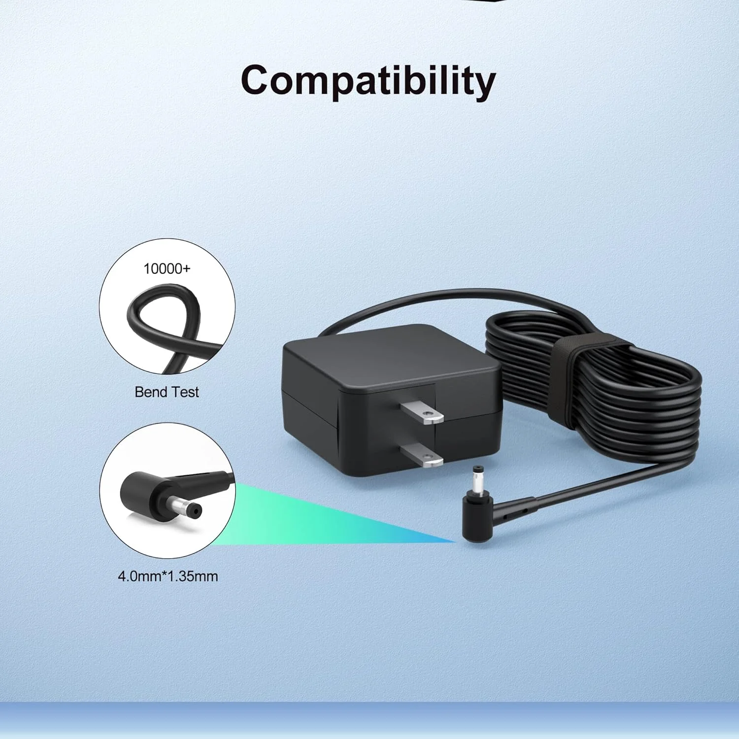 شارژر AC دارای گواهی UL سازگار با لپ تاپ های Asus Vivobook 14 P1511 P1511C P1511CE P1511CEA P4103 P4103F P4103FA