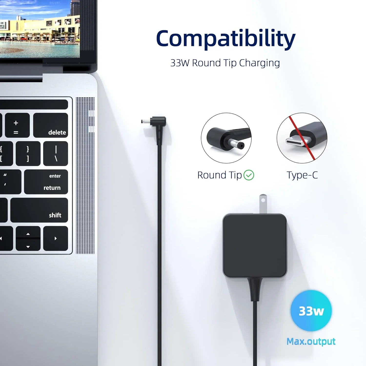 شارژر AC سازگار با لپ تاپ Asus Vivobook E12 E201NA E201N E201 E203MA E203MAH E203M E203NAH E203NA E203N E203 E203MA-YS03 11.6 اینچی شارژر AC سازگار با لپ تاپ Asus Vivobook E12 E201NA E201N E201 E203MA E203MAH E203M E203NAH E203NA E203N E203 E203MA-YS03 11.6 اینچی