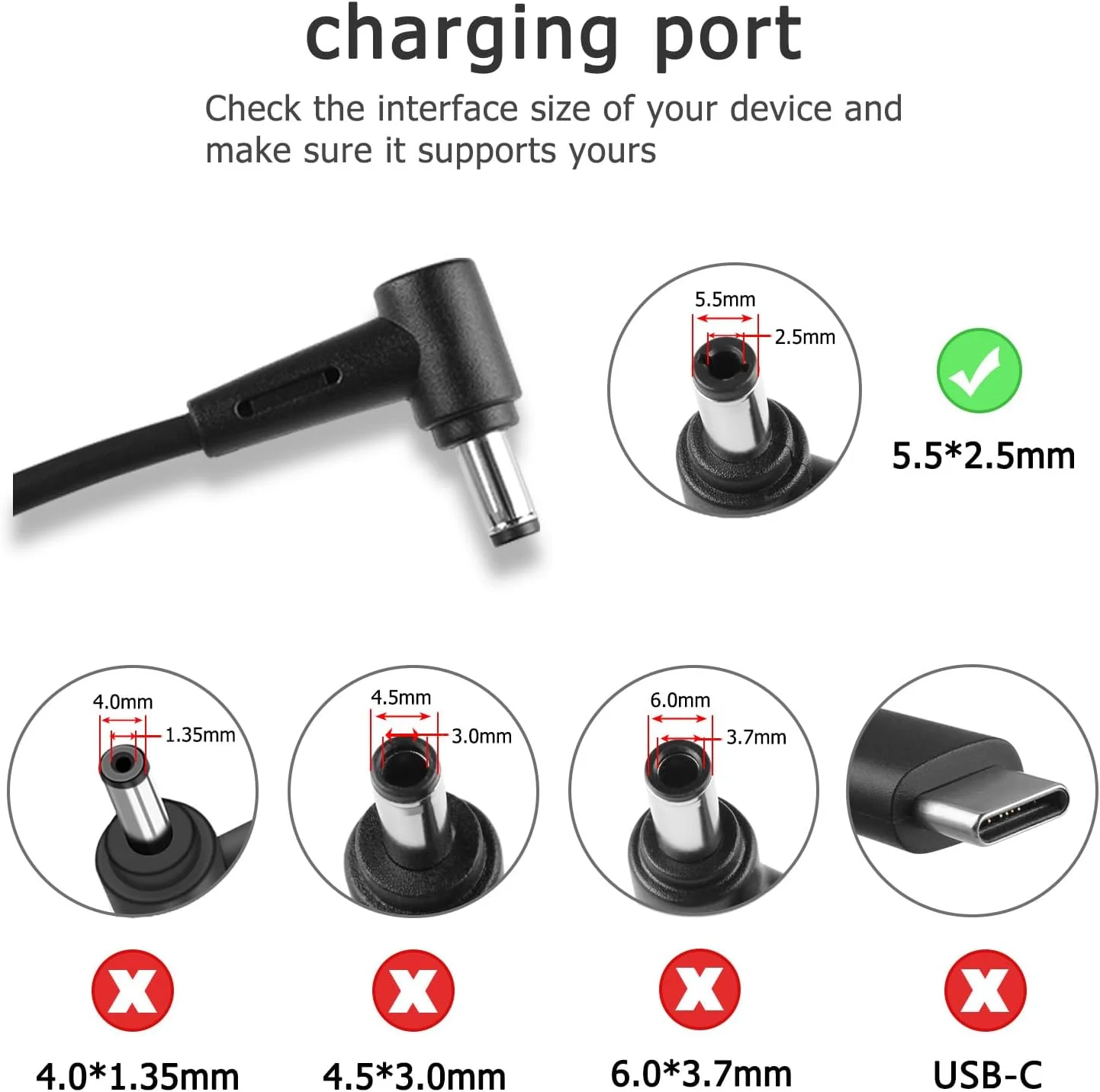 آداپتور شارژر 90 وات 19 ولت 4.74 آمپر سازگار با ایسوس K55D K55N K55VD K55VM F75A F75VD F75VB A55D A55DE A55DR A55VD X54C R704 R704A R704VB R704VC R704VD K75VJ N73SV X53E X53Z