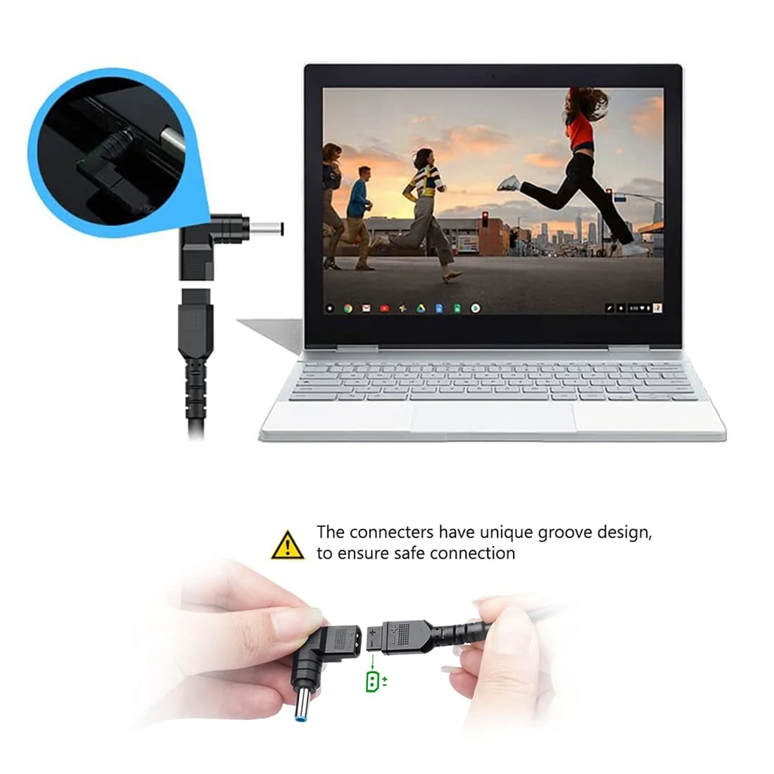 PD USB C to DC Adapter Cable Universal Laptop DC Power Supply 100W Type-C Power Cable Compatible with MacBook Pro iPad Pro HP Dell Lenovo Acer Samsung Asus Charging Connector with 15 Plugs PD USB C to DC Adapter Cable Universal Laptop DC Power Supply 100W Type-C Power Cable Compatible with MacBook Pro iPad Pro HP Dell Lenovo Acer Samsung Asus Charging Connector with 15 Plugs