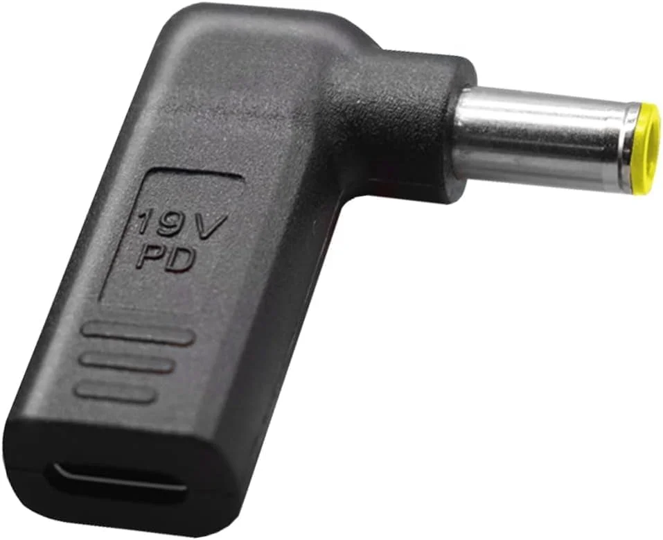 آداپتور 100 واتی USB C به 5.5mm X 2.5mm، آداپتور DC 5.5 X 2.5mm Type C DC با پشتیبانی از 19 ولت مناسب برای لپتاپهای ایسوس، پرینتر، سری یخچال خودرو آداپتور 100 واتی USB C به 5.5mm X 2.5mm، آداپتور DC 5.5 X 2.5mm Type C DC با پشتیبانی از 19 ولت مناسب برای لپتاپهای ایسوس، پرینتر، سری یخچال خودرو