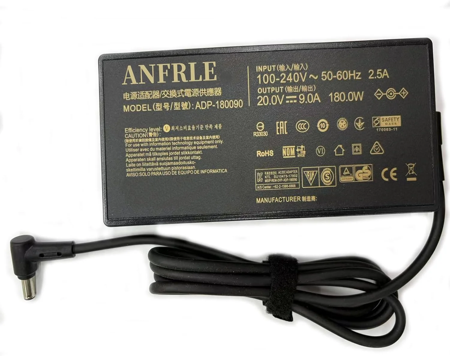 شارژر 180 واتی مناسب برای لپتاپهای ایسوس Zephyrus G14 G15 GA401 GA502 GA503 TUF Gaming F15 F17 A17 A15 FX506 FX706 FX505 FX705 FA706 FA506 A20-180P1A A17-180P1A شارژر 180 واتی مناسب برای لپتاپهای ایسوس Zephyrus G14 G15 GA401 GA502 GA503 TUF Gaming F15 F17 A17 A15 FX506 FX706 FX505 FX705 FA706 FA506 A20-180P1A A17-180P1A