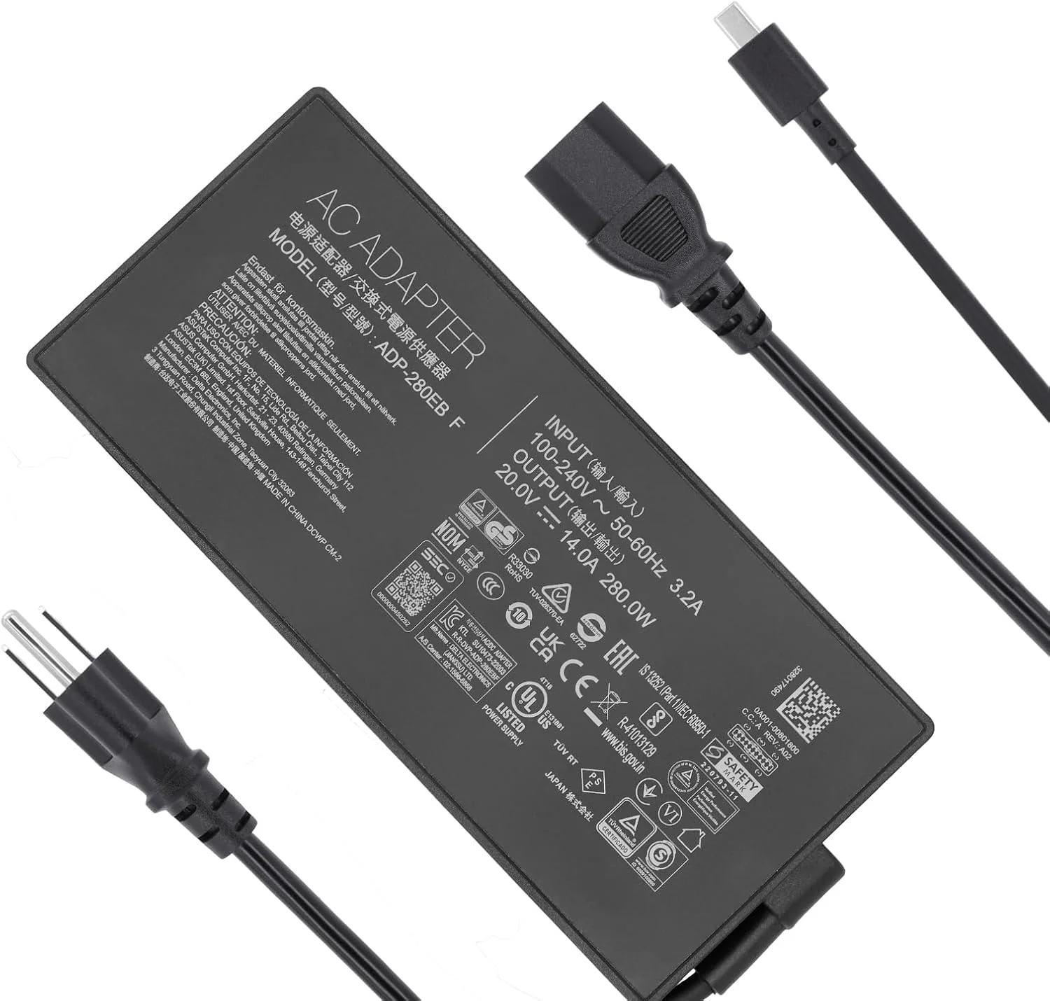 شارژر 280W 14A 20V ADP-280EB F AC برای لپ تاپ های گیمینگ Asus Strix G18 G16 G815 G615 (2025) G815LP G815JPR G615LP G615JPR G615LR G815LR G615LW G815LM G615LM G615JMR G815JMR شارژر 280W 14A 20V ADP-280EB F AC برای لپ تاپ های گیمینگ Asus Strix G18 G16 G815 G615 (2025) G815LP G815JPR G615LP G615JPR G615LR G815LR G615LW G815LM G615LM G615JMR G815JMR