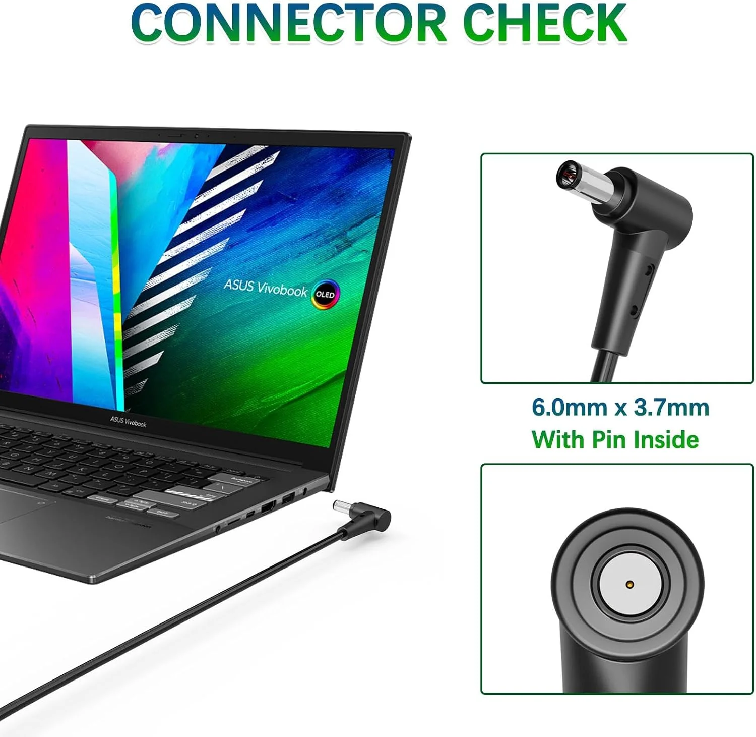 شارژر 280W 14A 20V ADP-280EB B AC برای لپ تاپ های گیمینگ ایسوس ROG Strix G15 G17 G513R G513Q G713R G713Q Scar 15 17 G532L G533Z G732L G733Z Hero Scar III G731G G531G G703G