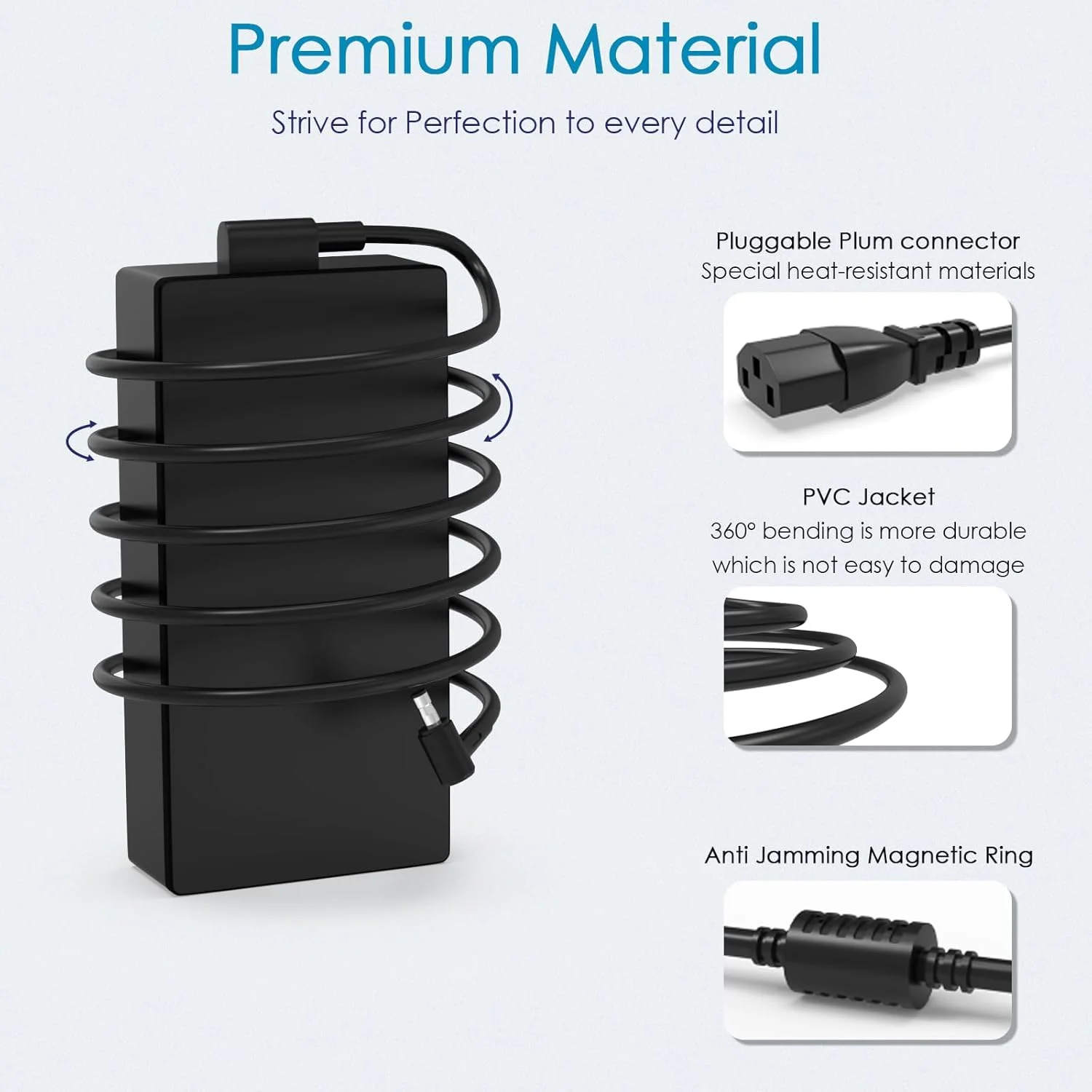 آداپتور AC 240 واتی سازگار با Asus Rog Zephyrus G14 G15 M16 S15 S17، TUF Gaming F17 F16 F15 A17 A15 Strix Scar 15 17 G15 G17 شارژر لپ تاپ گیمینگ Pavilion x360 11 13 15 آداپتور AC 240 واتی سازگار با Asus Rog Zephyrus G14 G15 M16 S15 S17، TUF Gaming F17 F16 F15 A17 A15 Strix Scar 15 17 G15 G17 شارژر لپ تاپ گیمینگ Pavilion x360 11 13 15