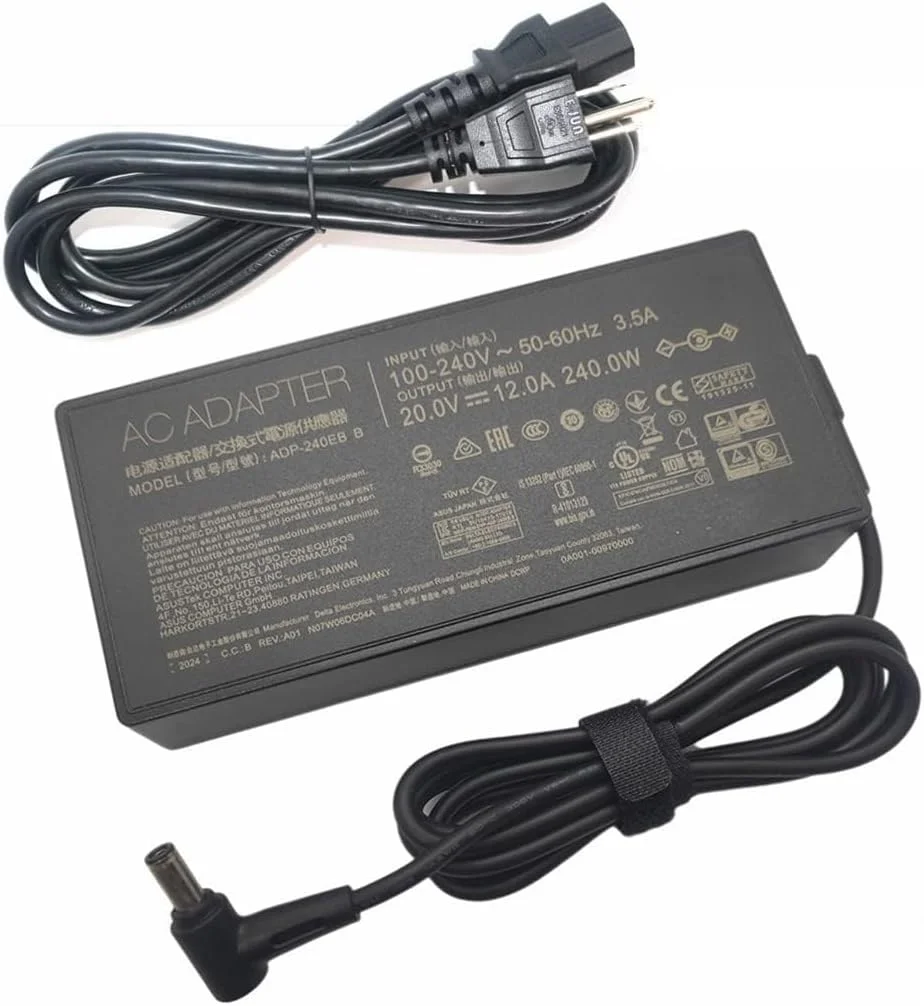 آداپتور AC لپ تاپ 240W ADP-240EB B a20-240p1a برای ASUS M16 GU603HM GU603ZX GU603ZW GU603ZM ROG 15 GX550LXS RTX2080 S15 S17 G15 G513 GX550LXS RTX2080 G733QM RTX2080 ga4a01q آداپتور AC لپ تاپ 240W ADP-240EB B a20-240p1a برای ASUS M16 GU603HM GU603ZX GU603ZW GU603ZM ROG 15 GX550LXS RTX2080 S15 S17 G15 G513 GX550LXS RTX2080 G733QM RTX2080 ga4a01q