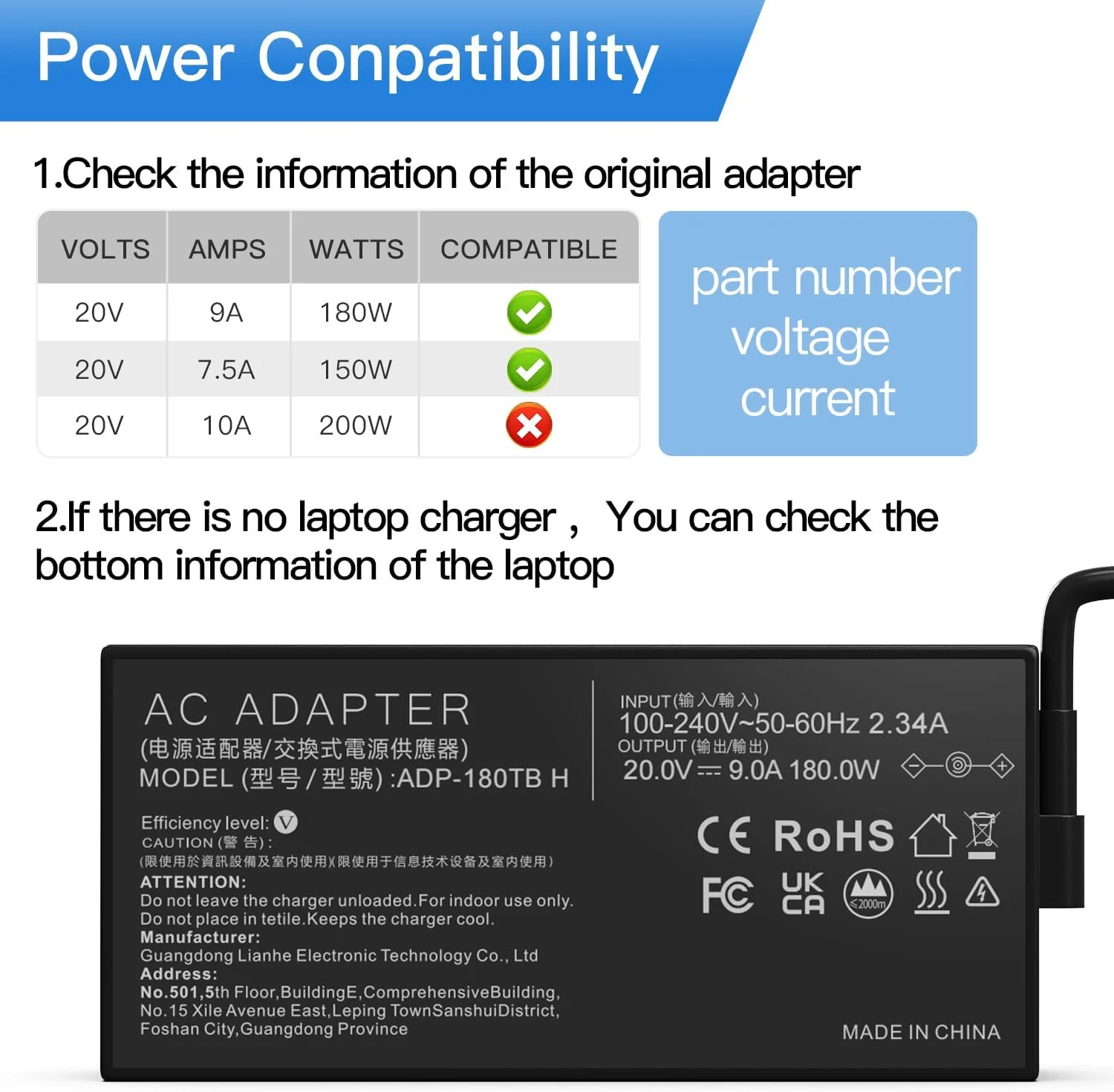 آداپتور AC مدل 180W ADP-180TB H مناسب برای لپتاپهای Asus ROG Zephyrus GA502DU GA502D GA502 GA502IU GA401 GA401I GA401II GA401IV TUF Gaming F15 F17 FX505D FX505G منبع تغذیه شارژر لپتاپ آداپتور AC مدل 180W ADP-180TB H مناسب برای لپتاپهای Asus ROG Zephyrus GA502DU GA502D GA502 GA502IU GA401 GA401I GA401II GA401IV TUF Gaming F15 F17 FX505D FX505G منبع تغذیه شارژر لپتاپ