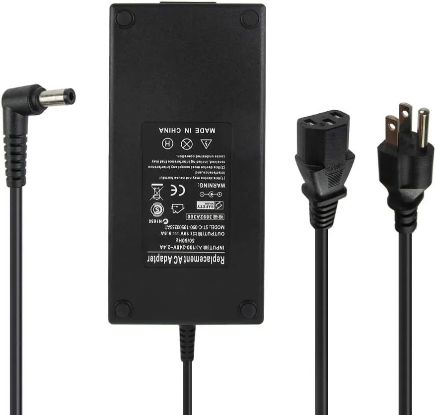 آداپتور برق 19 ولت 9.5 آمپر 180 وات سازگار با لپتاپهای گیمینگ MSI GT60 GT70 GT72VR GS73VR و ASUS ROG G75 G75V G75VW G55VW G46VW G750JW G750JX G751JY-QH72-CB ADP-180HB آداپتور برق 19 ولت 9.5 آمپر 180 وات سازگار با لپتاپهای گیمینگ MSI GT60 GT70 GT72VR GS73VR و ASUS ROG G75 G75V G75VW G55VW G46VW G750JW G750JX G751JY-QH72-CB ADP-180HB