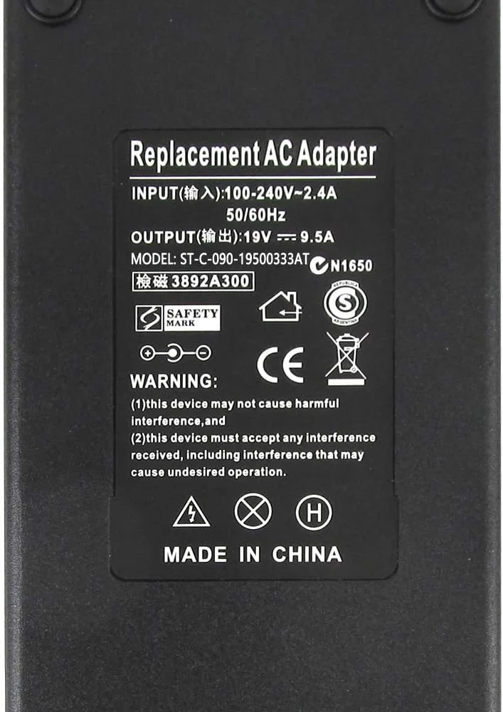 آداپتور برق 19 ولت 9.5 آمپر 180 وات سازگار با لپتاپهای گیمینگ MSI GT60 GT70 GT72VR GS73VR و ASUS ROG G75 G75V G75VW G55VW G46VW G750JW G750JX G751JY-QH72-CB ADP-180HB آداپتور برق 19 ولت 9.5 آمپر 180 وات سازگار با لپتاپهای گیمینگ MSI GT60 GT70 GT72VR GS73VR و ASUS ROG G75 G75V G75VW G55VW G46VW G750JW G750JX G751JY-QH72-CB ADP-180HB