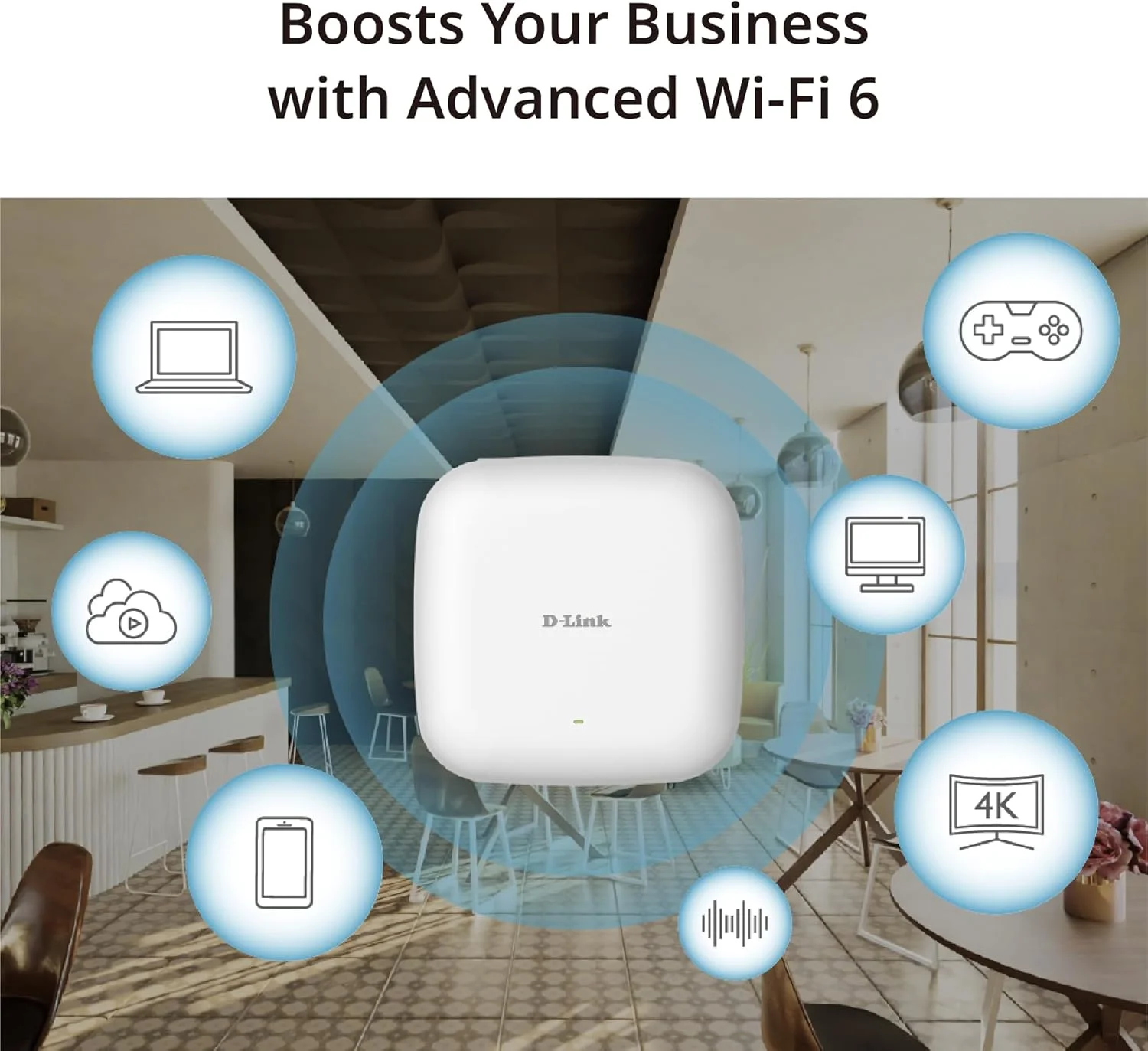 اکسس پوینت هوشمند وای فای 6 دی-لینک DBR-X3000-AP AX3000 – دو بانده 574+2402 مگابیت بر ثانیه، PoE، MU-MIMO، امنیت WPA3، مدیریت متمرکز، پورتال Captive، WLAN-AP حرفه ای اکسس پوینت هوشمند وای فای 6 دی-لینک DBR-X3000-AP AX3000 – دو بانده 574+2402 مگابیت بر ثانیه، PoE، MU-MIMO، امنیت WPA3، مدیریت متمرکز، پورتال Captive، WLAN-AP حرفه ای