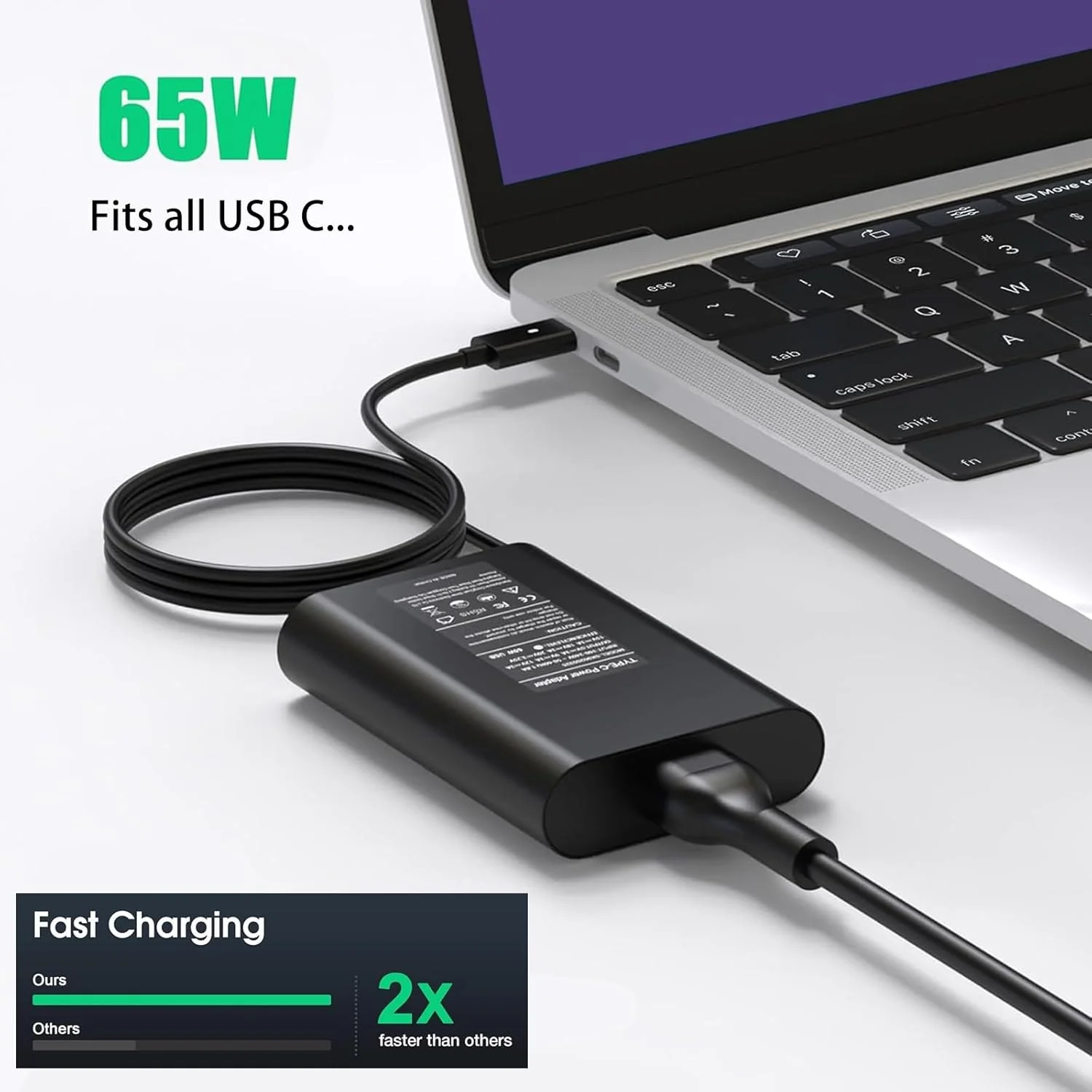 آداپتور برق 65W 45W USB-C، شارژر لپ تاپ دل، سازگار با Dell Latitude 7275 7370 5420 5285 5290 5520 XPS 13 9250 9360 9365 9370 9380 9350 Chromebook 3100 3400 5190 la65nm170 آداپتور برق 65W 45W USB-C، شارژر لپ تاپ دل، سازگار با Dell Latitude 7275 7370 5420 5285 5290 5520 XPS 13 9250 9360 9365 9370 9380 9350 Chromebook 3100 3400 5190 la65nm170