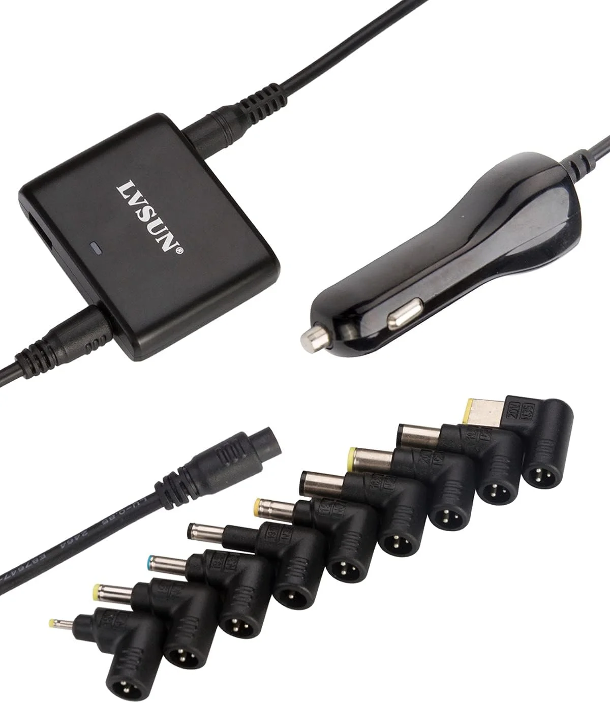آداپتور برق فندکی خودرو 90 وات فوق العاده کوچک با پورت USB 5 ولت 2.4 آمپر سازگار با ایسوس، اچ پی، کامپک، آی بی ام، گیت وی، توشیبا، لنوو، سامسونگ، اولترابوک و غیره آداپتور برق فندکی خودرو 90 وات فوق العاده کوچک با پورت USB 5 ولت 2.4 آمپر سازگار با ایسوس، اچ پی، کامپک، آی بی ام، گیت وی، توشیبا، لنوو، سامسونگ، اولترابوک و غیره