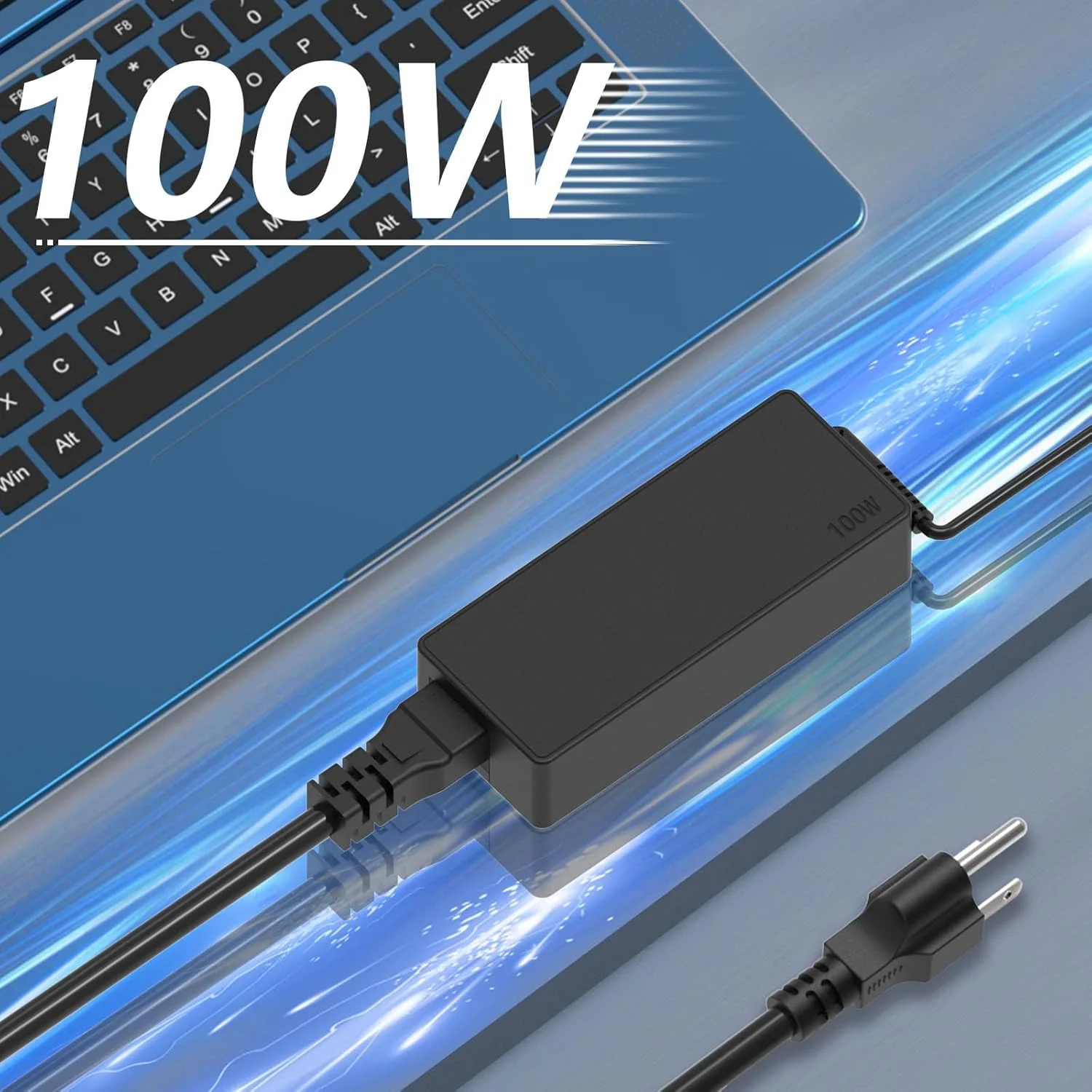 شارژر سریع 100 واتی USB C سازگار با مک بوک پرو، آیپد، لنوو، اچ پی، دل، لپ تاپ های ایسوس و تمام دستگاه های دارای پورت USB C، شارژ دستگاه های تایپ C با توان 100W 96W 90W 87W 65W 45W 30W شارژر سریع 100 واتی USB C سازگار با مک بوک پرو، آیپد، لنوو، اچ پی، دل، لپ تاپ های ایسوس و تمام دستگاه های دارای پورت USB C، شارژ دستگاه های تایپ C با توان 100W 96W 90W 87W 65W 45W 30W