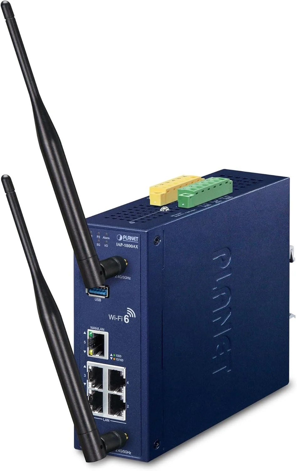 اکسس پوینت بیسیم دو بانده صنعتی Planet 802.11ax 1800Mbps، W126709572 (اکسس پوینت بیسیم 1800Mbps با 5 پورت LAN 10/100/1000T) اکسس پوینت بیسیم دو بانده صنعتی Planet 802.11ax 1800Mbps، W126709572 (اکسس پوینت بیسیم 1800Mbps با 5 پورت LAN 10/100/1000T)